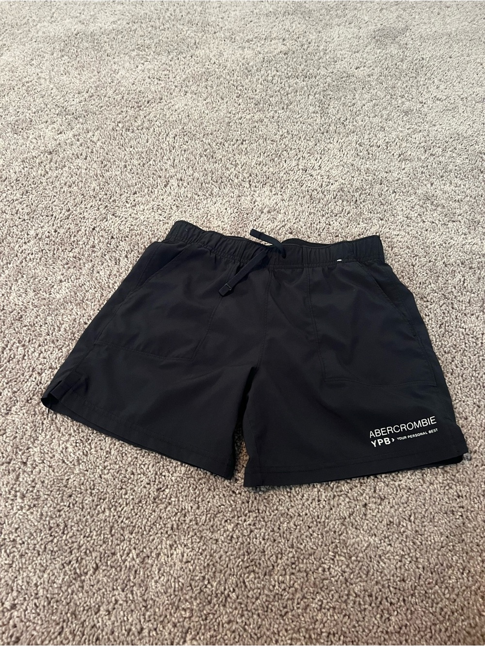 Abercrombie Kids YPB Boys Black Active Shorts Size 11/12